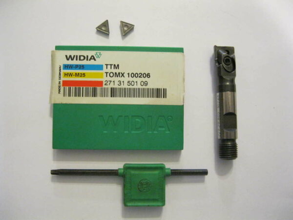 Widax Heinlein M20  Eckmesserkopf Ø50 R-4+Zubehör