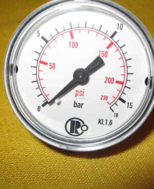 Riegler Druckluft Manometer 16 Bar