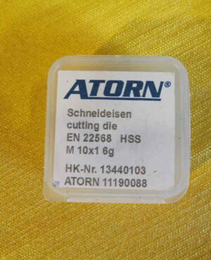 ATORN HSS Schneideisen  M 10 x 1