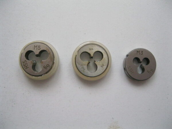 HSS Schneideisen M3 M4 M5 im Set – Bild 2