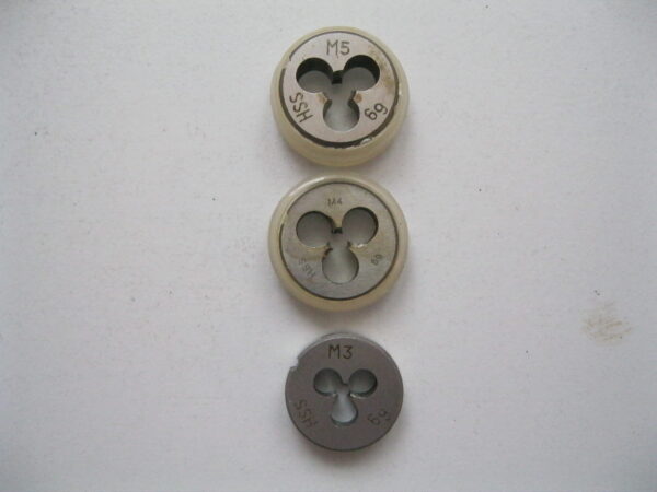 HSS Schneideisen M3 M4 M5 im Set – Bild 3