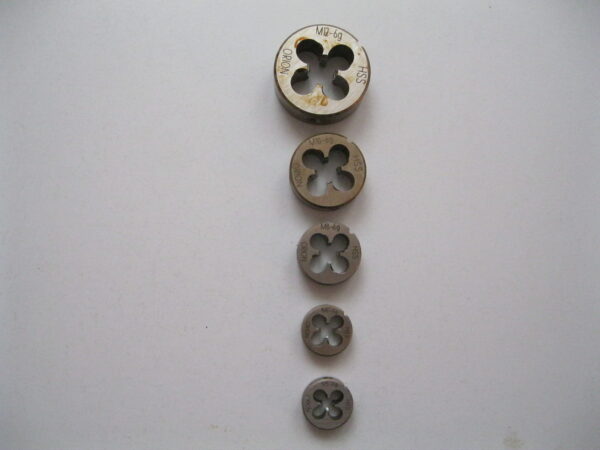 ORION HSS Schneideisen  M5 M6 M8 M10 M12 im Set – Bild 2