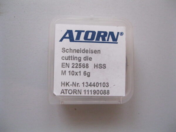 ATORN HSS Schneideisen  M 10 x 1 – Bild 3