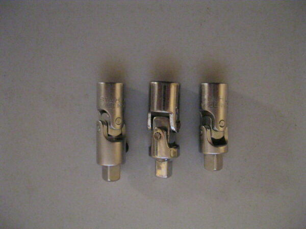 3 Stahlwille Kardangelenke 1/4" auf 1/4" im Set