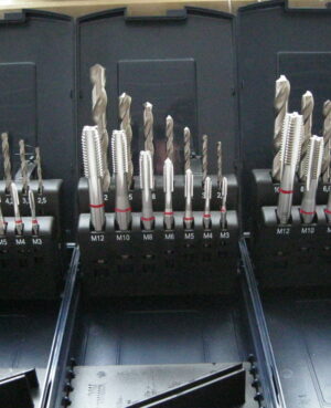 Kassette Maschingewindebohrer M3-M12 inklusive Bohrer Ø2,5-Ø10,2  Rotring / Garant